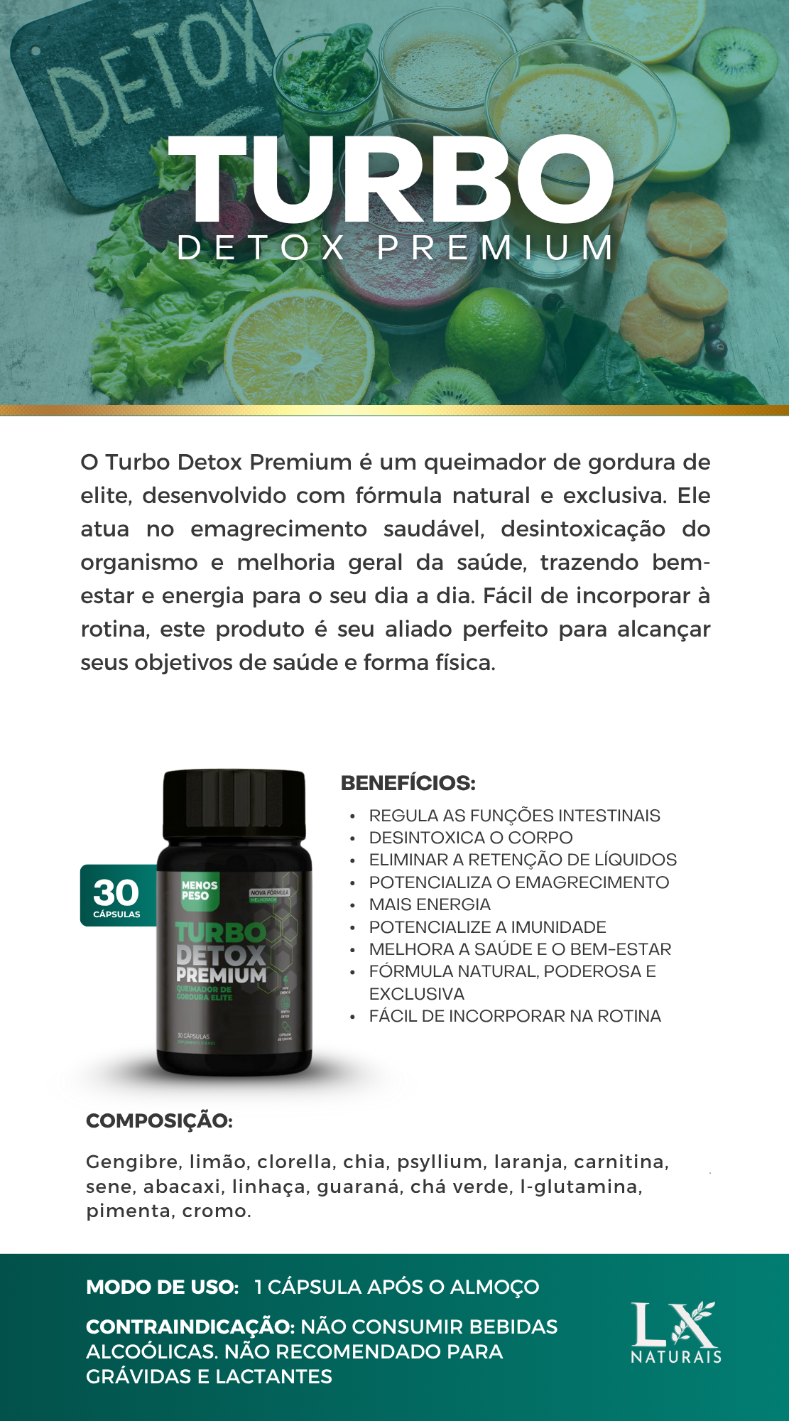 TURBO DETOX + TURBO DIAMOND RED