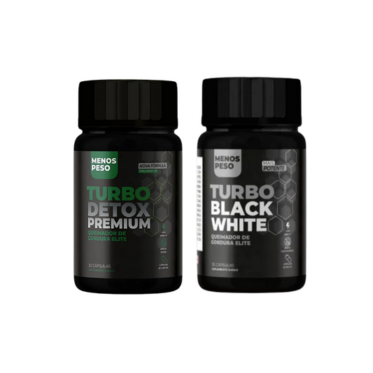 TURBO BLACK WHITE + TURBO DETOX PREMIUM